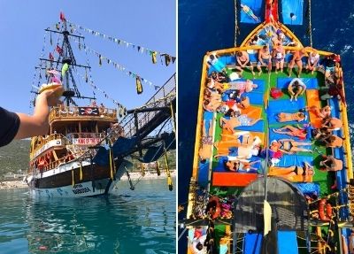 Piratenboottocht Naar Alanya