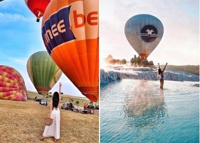 Tour naar Kusadasi en Pamukkale met een Ballonvaart