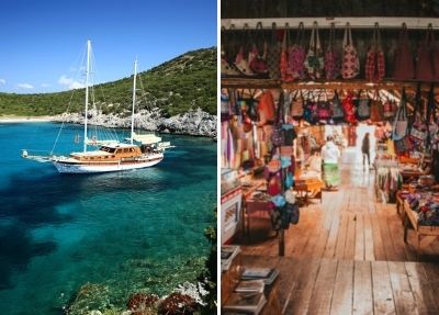 Vanuit Fethiye: Boottocht naar de Gocek Markt