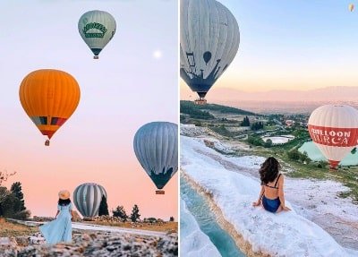 Ballonvaart naar Pamukkale Vanuit Kemer